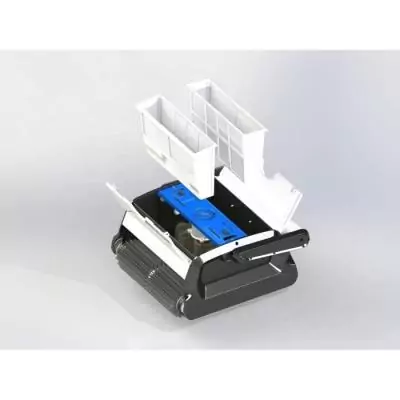 Robot piscine Robopool - Clean Pool autonome - Blanc (67x48x31 cm)