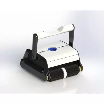 Robot piscine Robopool - Clean Pool autonome - Blanc (67x48x31 cm)