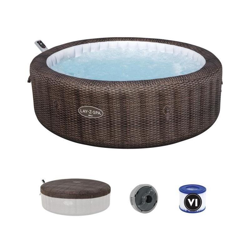 Spa gonflable BESTWAY Lay-Z-Spa Bali - 216 x 71 cm - 5 a 7 places