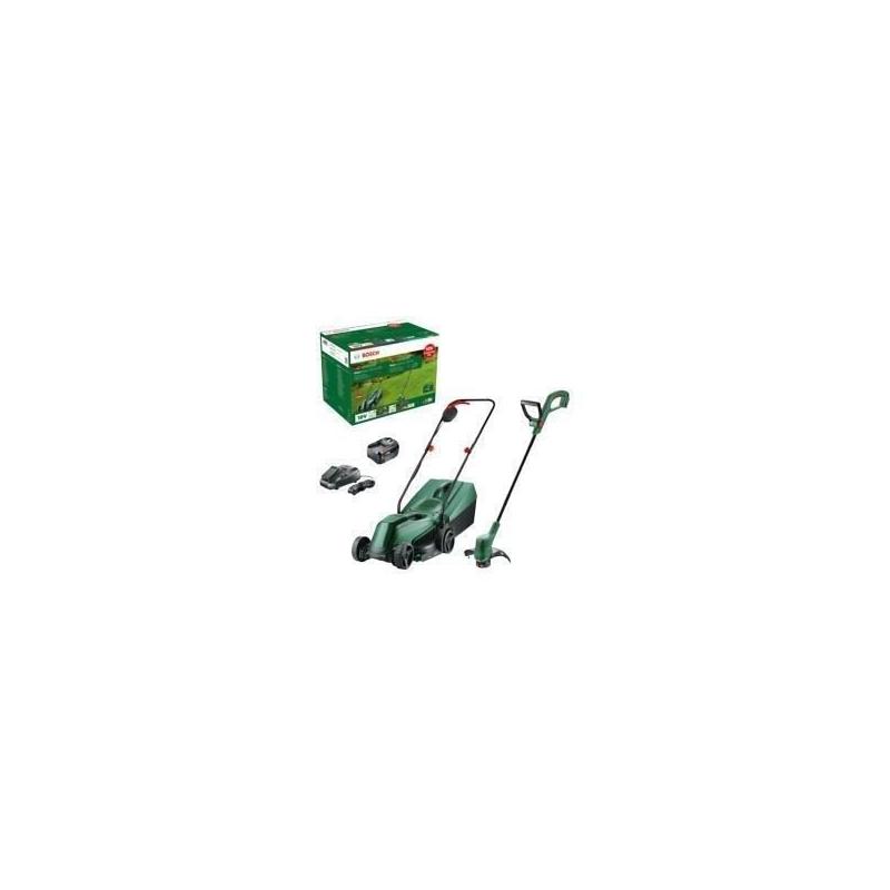 Bosch EasyMower 18V-32-200 Tondeuse à gazon poussée Batterie Noir
