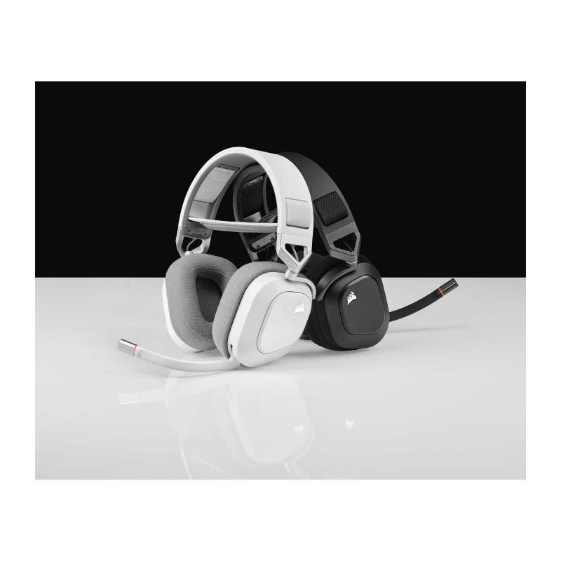 Casque Gaming Sans Fil CORSAIR HS80 RGB - Son Dolby Atmos et Microphone Omnidirectionnel
