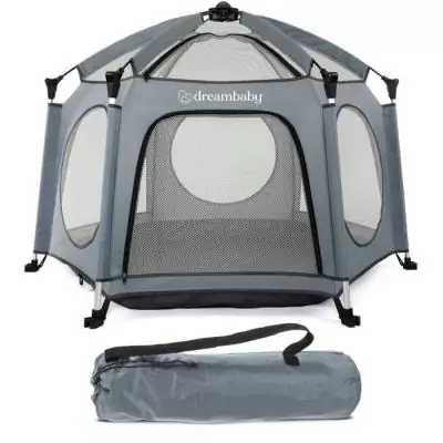 Parc Aventure Pop-Up Dreambaby - Tissu avec sac de transport - Protection UV - Ø 1,3 m