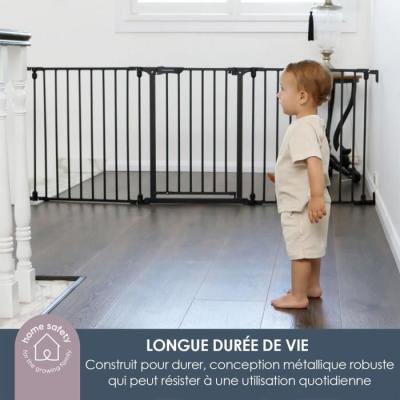 Barriere de sécurité enfant Discovery 3 - Blanc - 74,5 cm à 1,95 m