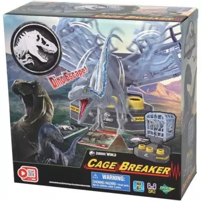 Jeu de société Jurassic World avec T-Rex et cage - EPOCH - 