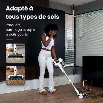 Aspirateur balai sans fil EZICLEAN Cyclomax R22 - Performant et éco-responsable