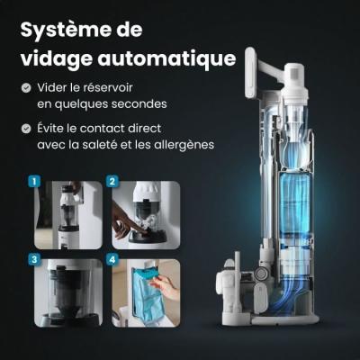 Aspirateur balai sans fil EZICLEAN Cyclomax R22 - Performant et éco-responsable