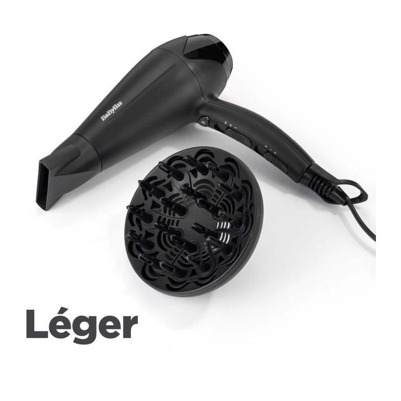 Sèche-cheveux BaByliss D563DE Power Dry 2100 - Léger et Compact