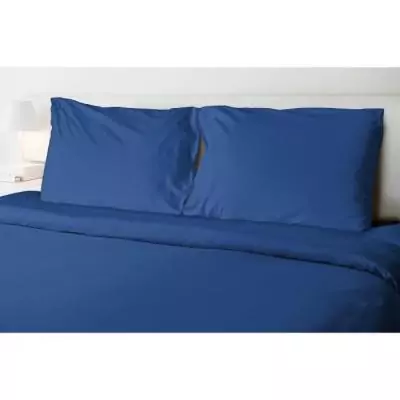 Drap plat bleu - HOME LINGE PASSION - 240 x 300 cm Drap plat bleu - HOME LINGE PASSION - 240 x 300 cm