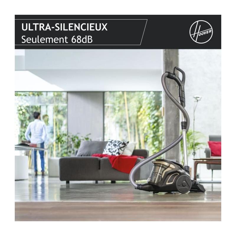 Aspirateur sans sac HOOVER HP720PET - Puissance 850W - Spécial parquet et animaux