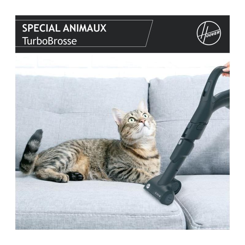 Aspirateur sans sac HOOVER HP720PET - Puissance 850W - Spécial parquet et animaux