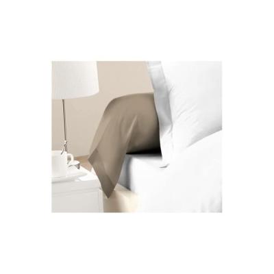 Housses de Traversin en Coton 85x185 cm - Lot de 2 Beige