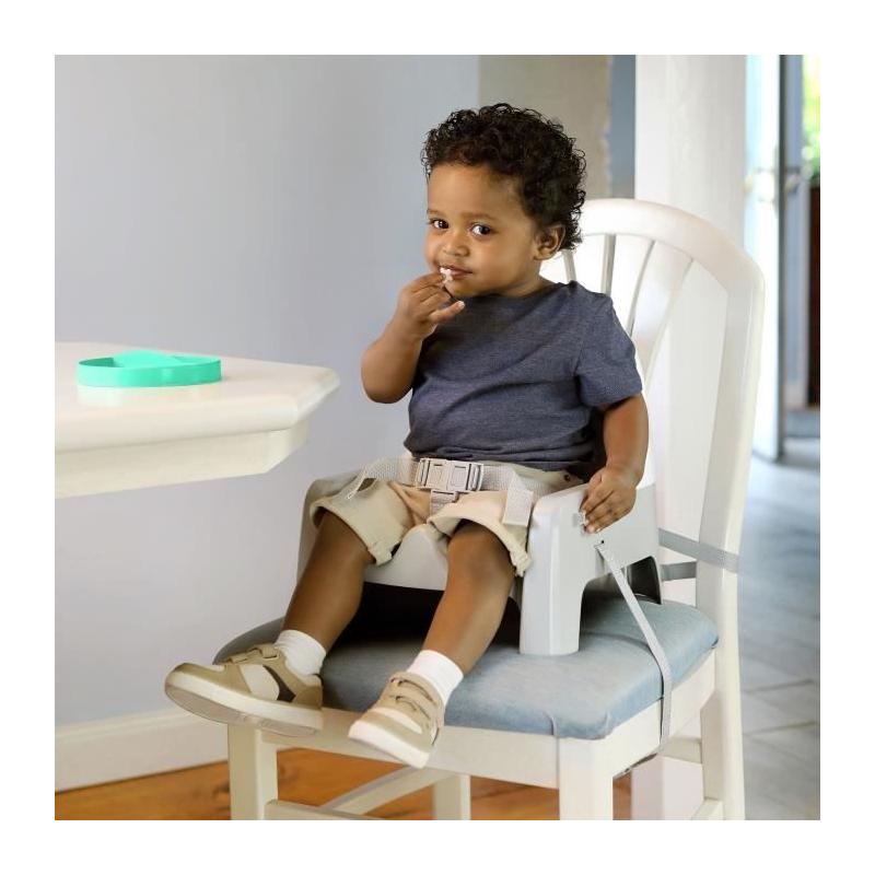 Rehausseur de table pratique pour repas - INGENUITY - Orange et bleu