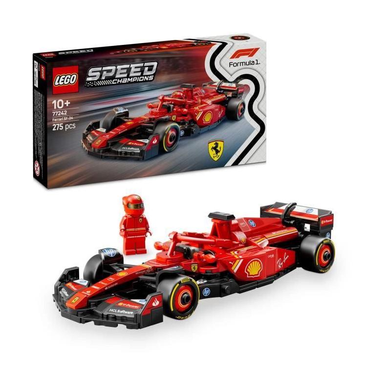 LEGO Speed Champions 77242 Voiture F1 Ferrari SF-24 - Kit 10 ans