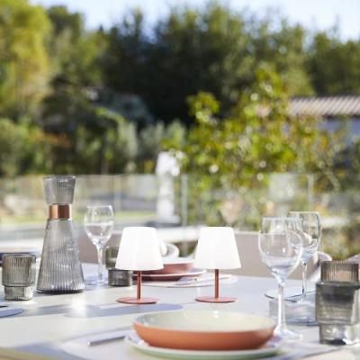 Lampes de table sans fil - LUMISKY TWINS - Terracota - Lot de 2
