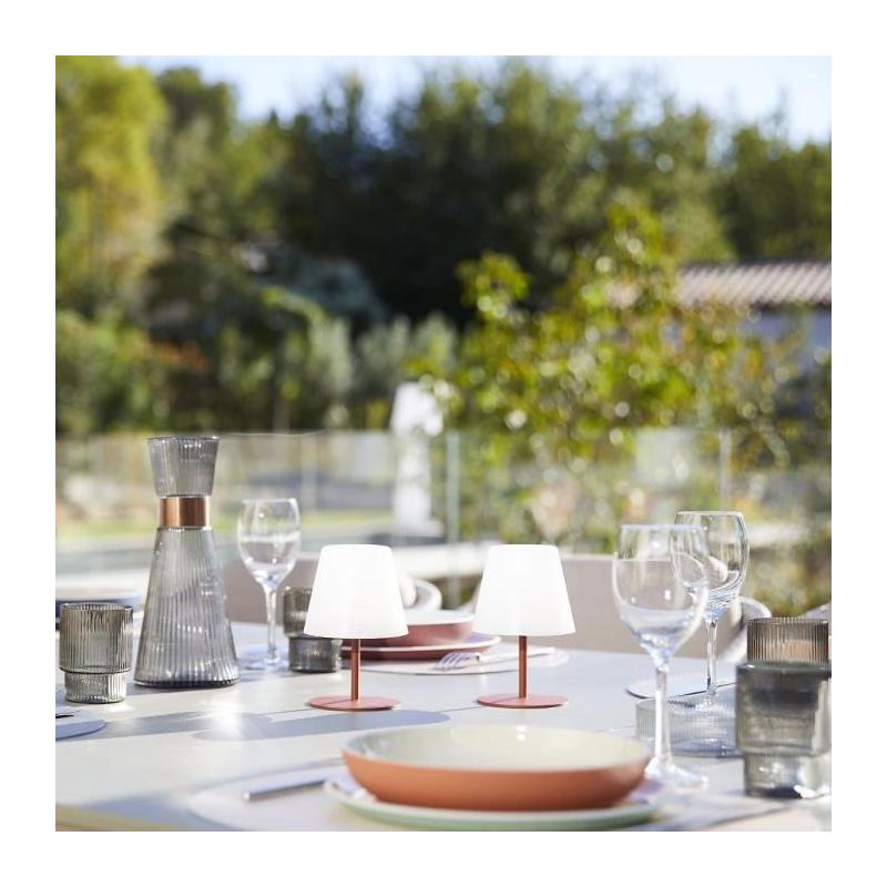 Lampes de table sans fil - LUMISKY TWINS - Terracota - Lot de 2