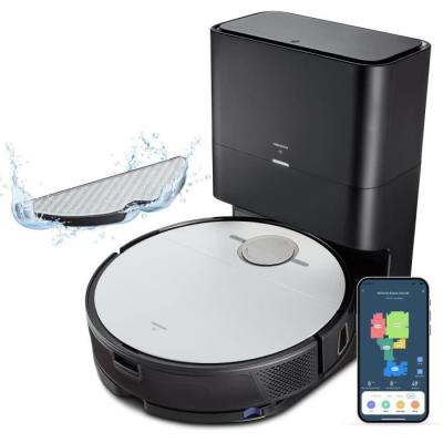 Aspirateur Robot MEDION X50 SW: Navigation Laser, 8000 Pa - Zones NO GO & GO