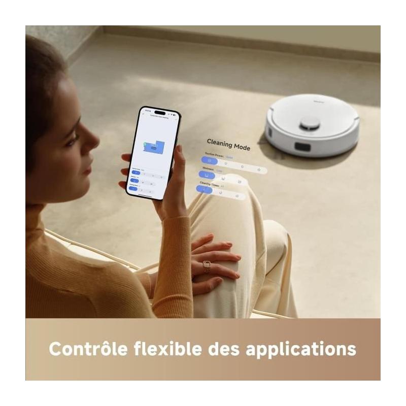 Aspirateur Robot Dreame MOVA E20: Puissance d'Aspiration de 5 000 Pa