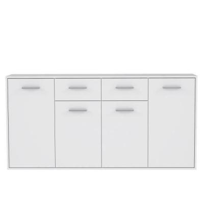Buffet PILVI 4 portes 2 tiroirs Blanc mat - Eco-friendly FSC®
