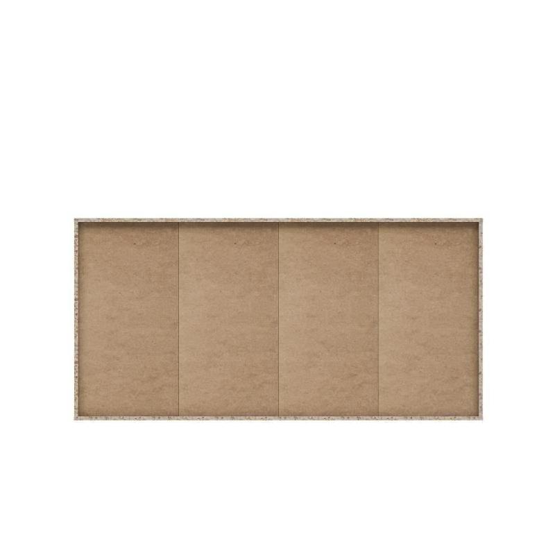 Buffet PILVI 4 portes 2 tiroirs Blanc mat - Eco-friendly FSC®