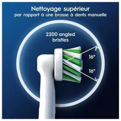 BROSSETTES Oral-B Pro Cross Action, Pack De 3 - Dimensions: 22x7x2 cm