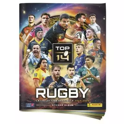Starter Pack PANINI Rugby Top 14 2024-2025 - Album + 2 pochettes offertes