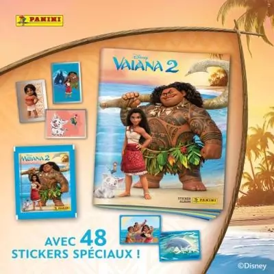 Album PANINI Vaiana 2 - 192 stickers - Aventure captivante