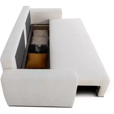 Canapé convertible 3 places PHARELL - Design élégant - Coffre intégré Canapé convertible 3 places PHARELL - Design élégant - Coffre intégré