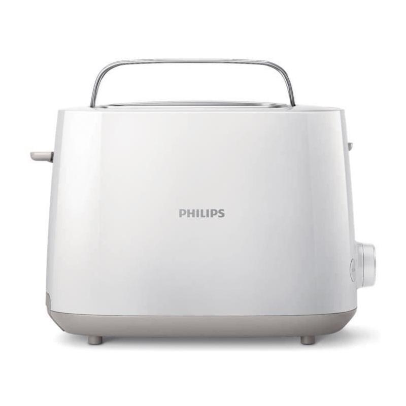 Grille-pain PHILIPS HD2581/00 - Réchauffe viennoiseries - Blanc