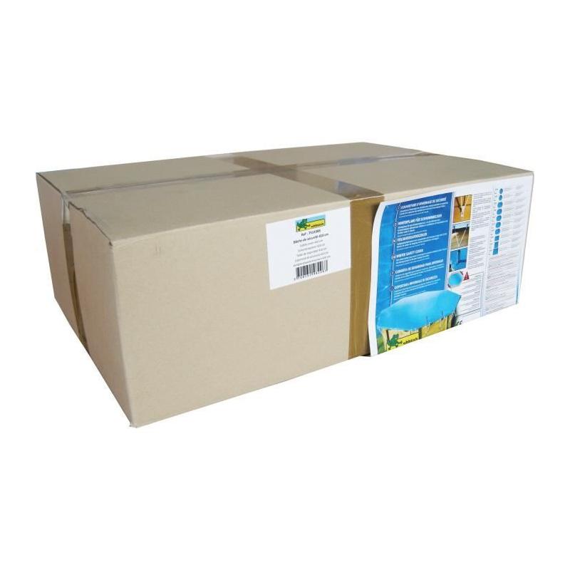 Bâche piscine bois UBBINK 400x610 - Épaisseur 550gr - NF P 90-308