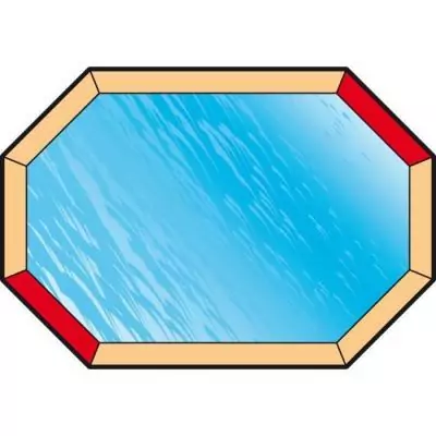 Bâche piscine bois UBBINK 400x610 - Épaisseur 550gr - NF P 90-308 Bâche piscine bois UBBINK 400x610 - Épaisseur 550gr - NF P 90-308