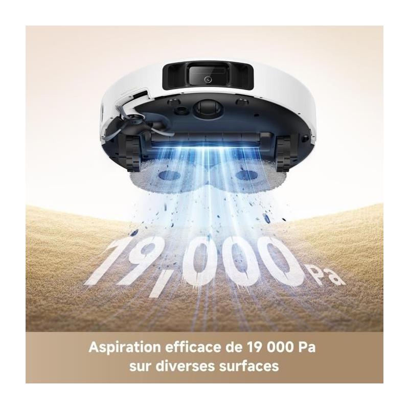 Aspirateur Robot MOVA P50 Ultra: Nettoyage puissant, coin à bord