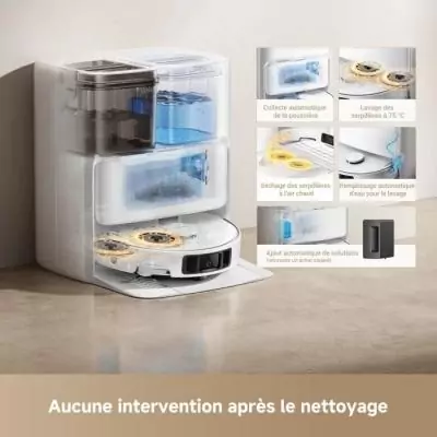 Aspirateur Robot MOVA P50 Ultra: Nettoyage puissant, coin à bord