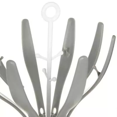 Égoutte-biberon pliable Béaba Flower Grey - Compact et pratique