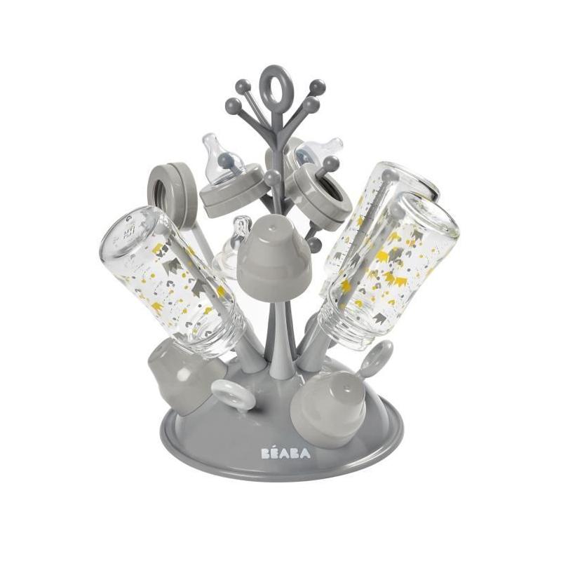 Egoutte Biberons arbre gris - Organisation pratique pour biberons