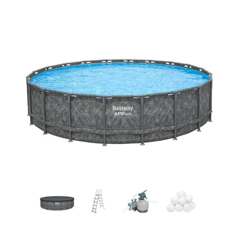 Piscine hors sol tubulaire BESTWAY - APX 365™ - 610 x 132 cm