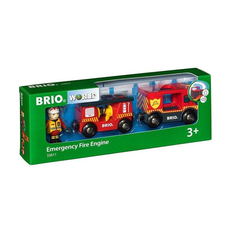 Camion de Pompiers Son et Lumière BRIO - Ravensburger: Lance à incendie