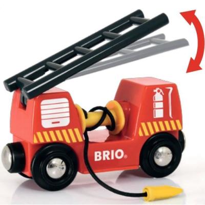 Camion de Pompiers Son et Lumière BRIO - Ravensburger: Lance à incendie