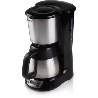 Cafetière filtre DOMO DO709K: 1000W, 1L, 8 tasses, LCD - Inox Cafetière filtre DOMO DO709K: 1000W, 1L, 8 tasses, LCD - Inox