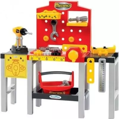 Établi bricolage modulable Ecoiffier - Made in France - 32 pcs