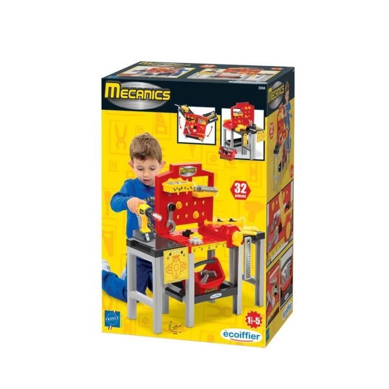 Établi bricolage modulable Ecoiffier - Made in France - 32 pcs