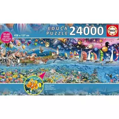 Puzzle La Vie 24000 Pièces - EDUCA - Tableaux et peintures - Multicolore