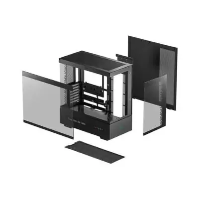 Boîtier PC DEEPCOOL CH690 Digital Noir - Moyen tour ATX - 3x120mm + affichage digital - Blanc