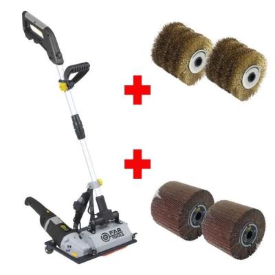 Pack Grand Rénovateur sur Pied + Brosses pour Surface au Sol