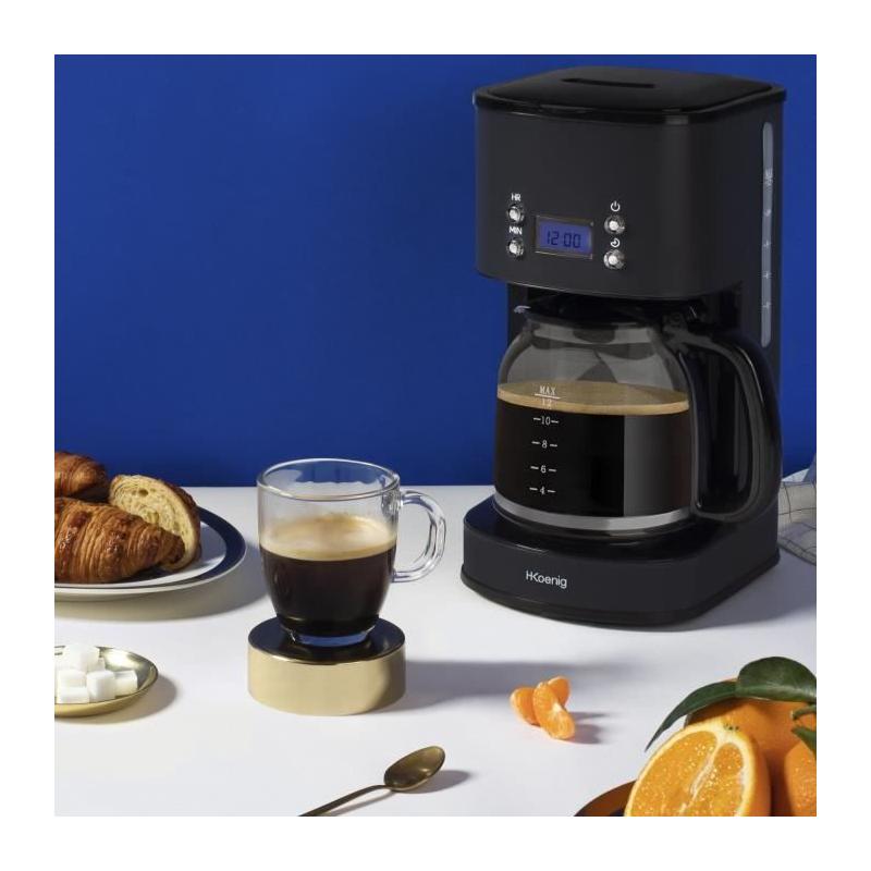 Cafetière programmable HKoeNIG MG32 1,5 L - Maintien au chaud