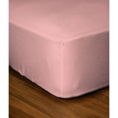 Drap-housse Rose - LOVELY HOME - LH71630 - 180x200+25 cm