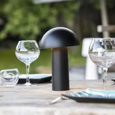 Lampe de table sans fil LUMISKY TOD BLACK - Pratique et élégante
