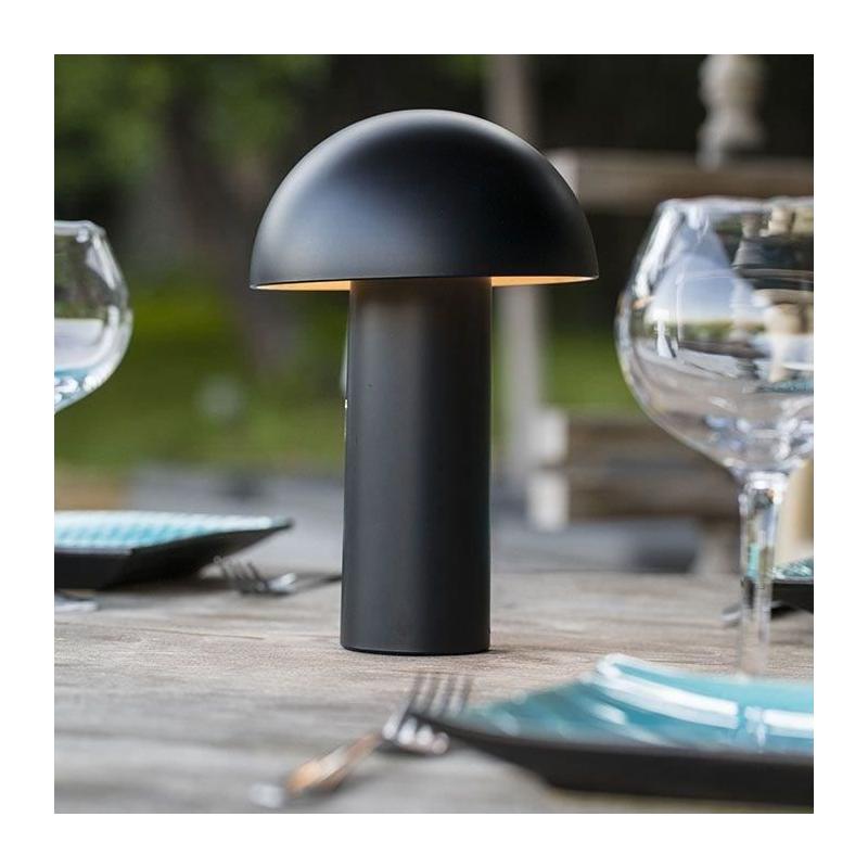 Lampe de table sans fil LUMISKY TOD BLACK - Pratique et élégante