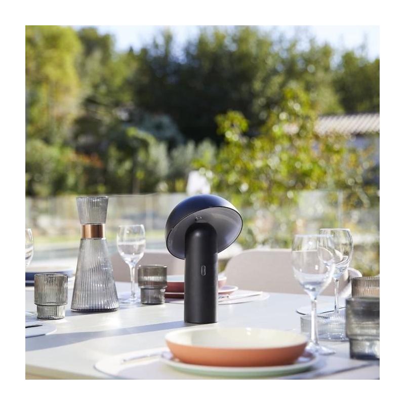 Lampe de table sans fil LUMISKY TOD BLACK - Pratique et élégante