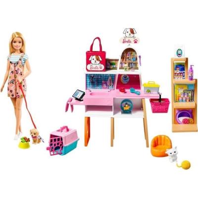 Découvrez BARBIE Barbie et son Animalerie : Dimensions du colis 33x40x8 cm
