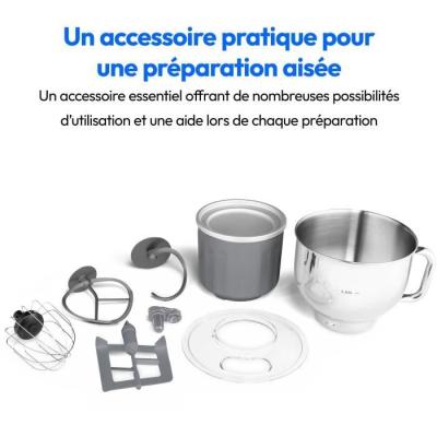 Robot pâtissier MEDION MD18420 1200W 5L Noir - Bol à glace